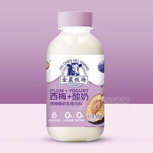 金晨牧场西梅+酸奶乳味饮料500g