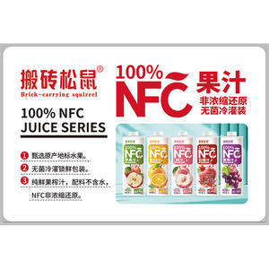 搬砖松鼠100%NFC果汁饮料1L