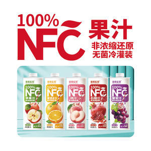 搬砖松鼠100%NFC果汁饮料招商1L