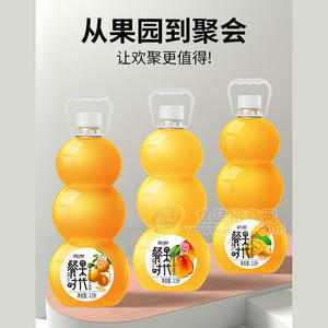 众口妙甜橙黄桃芒果复合果汁饮料2.5L