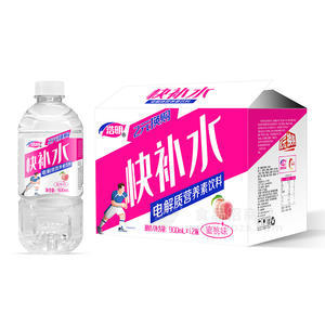浩明蜜桃味快补水蜜桃味电解质营养素饮料900mlx12瓶