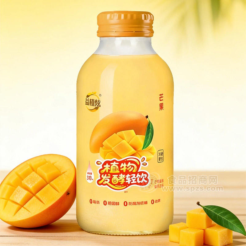 益植炫芒果植物发酵轻饮植物蛋白饮料310ml