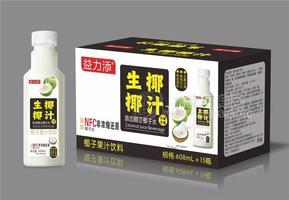 益力添生椰椰汁椰子果汁饮料608ml