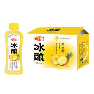 浩明冰酿凤梨味米酒风味饮料450gx12瓶