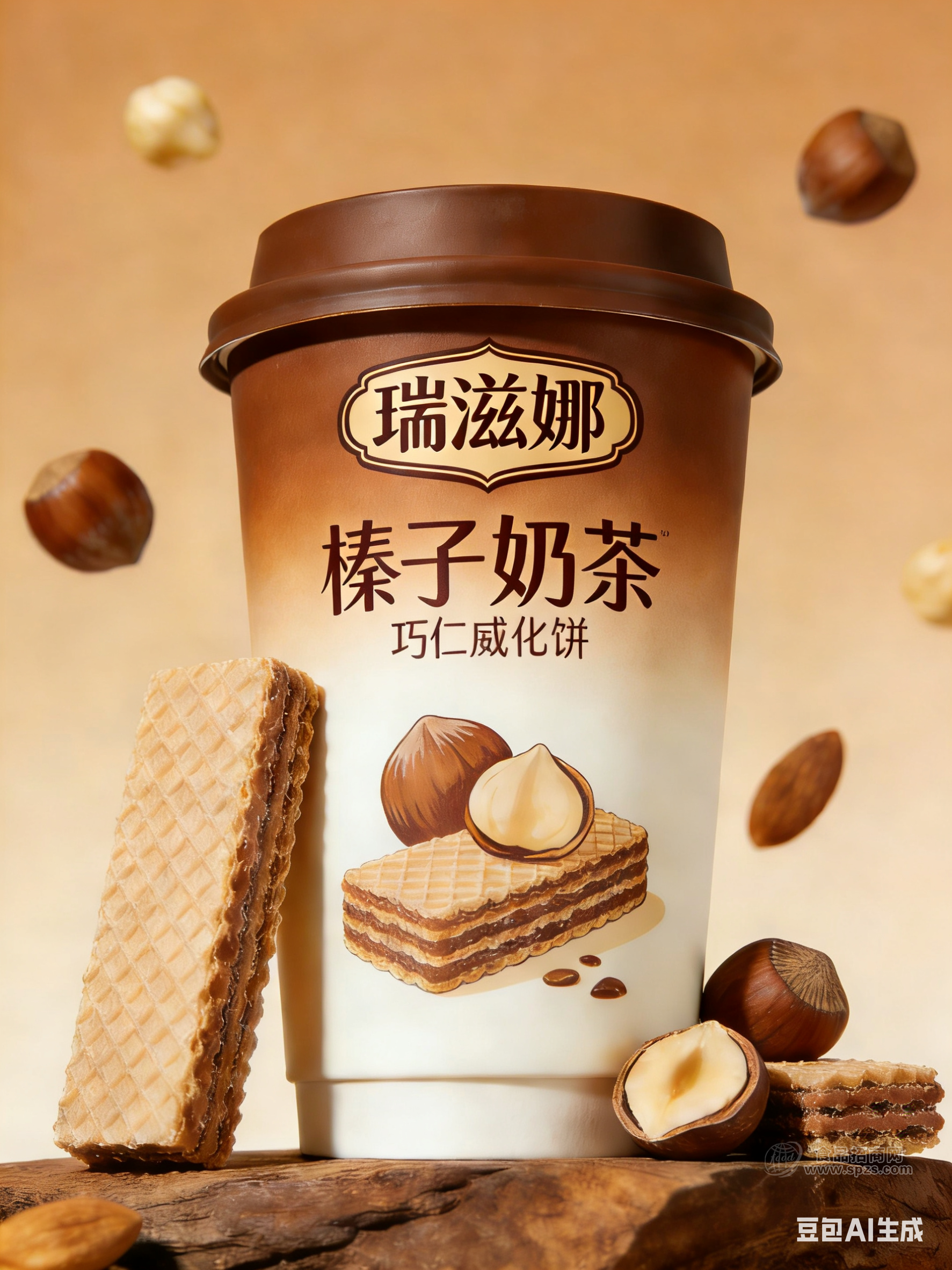 榛子巧克力威化饼干