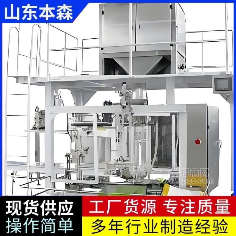 山东本森25kg阻燃剂十溴二苯乙烷粉料全自动包装生产线