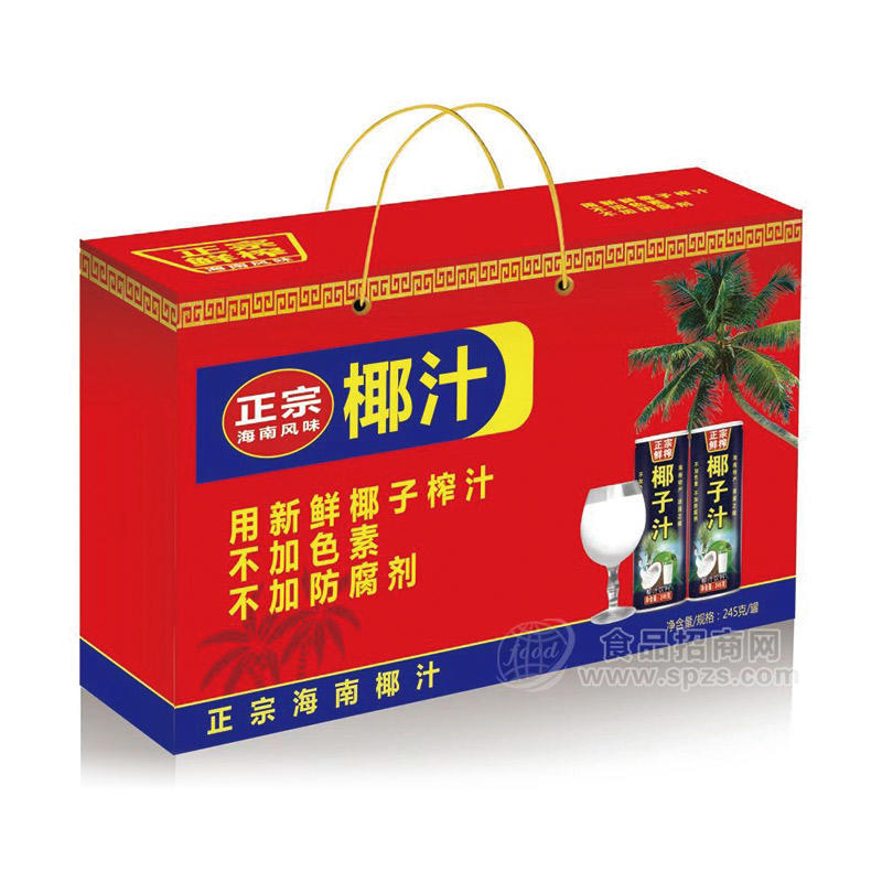 礼盒装正宗海南风味椰汁植物饮料椰子汁