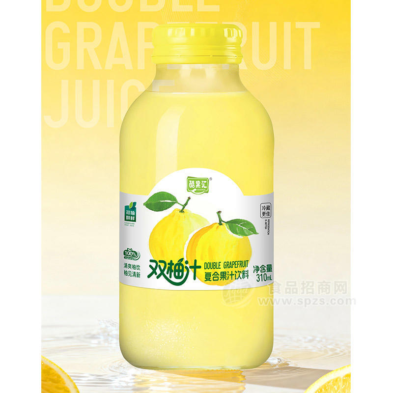酷果汇双柚汁复合果汁饮料310ml