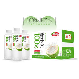 浩明无菌冷灌100%椰子水植物饮料500mlx15瓶