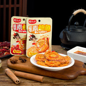 婉小小香辣味麻酱味魔芋素鲍鱼小零食