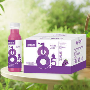搬砖松鼠100%NFC葡萄汁果汁饮料1x15x325ml