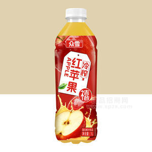 众雪冷榨红苹果复合果汁饮料1L