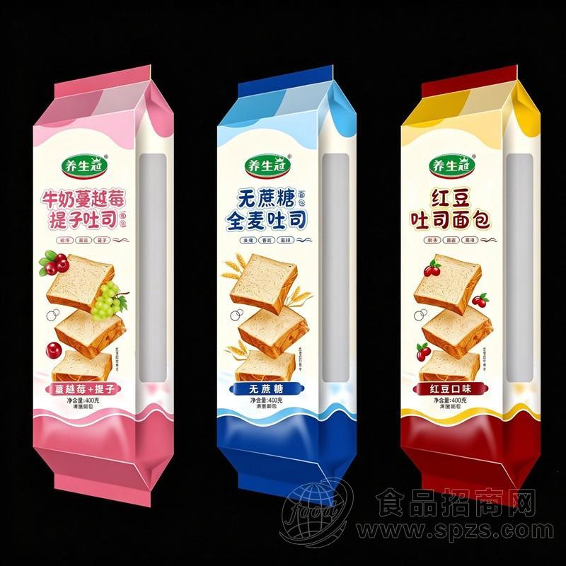 养生冠牛奶蔓越莓提子吐司面包红豆吐司面包