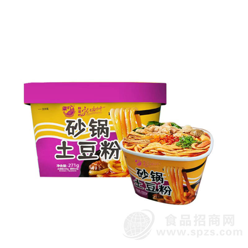 柒吖砂锅土豆粉方便食品271克