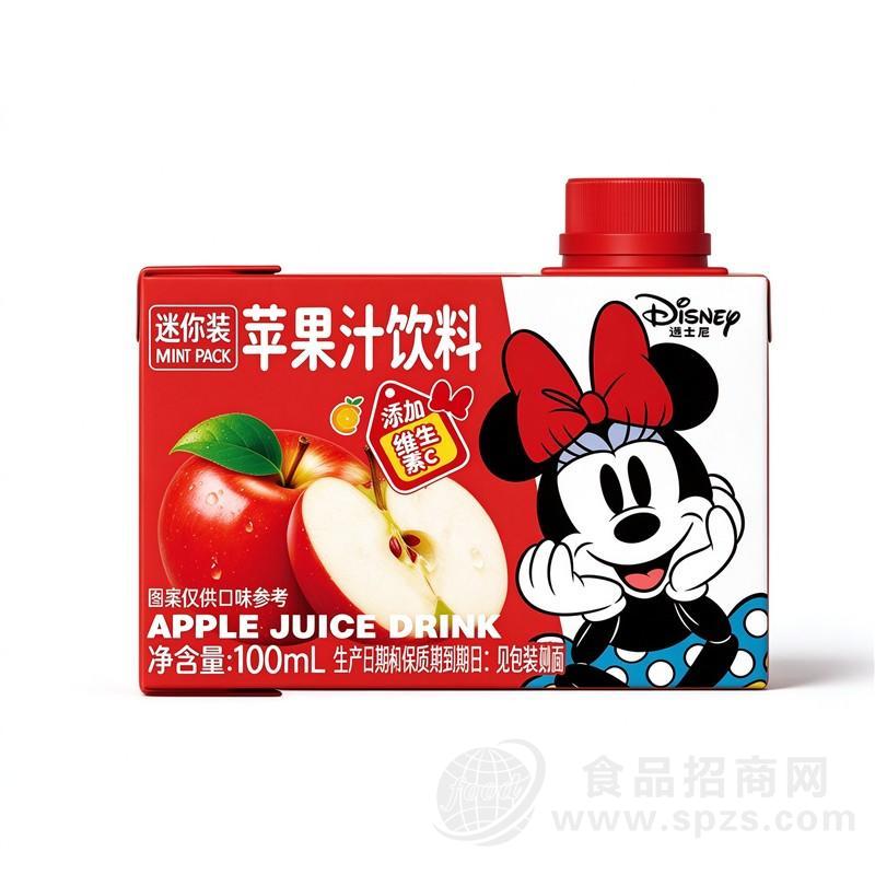 迪士尼系列苹果汁饮料迷你装100ml