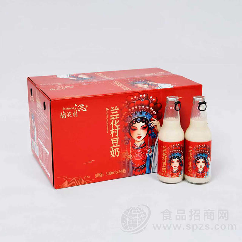 兰花村豆奶饮料300mlx24瓶