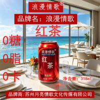 浪漫情歌红茶茶饮料罐装饮料318ml