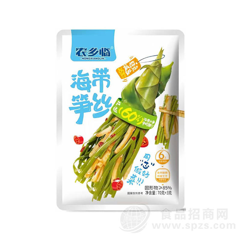 农乡临海带笋丝酱腌菜73克下饭菜