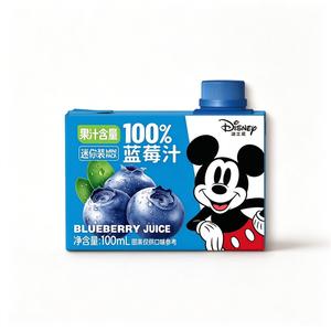 迪士尼系列100%蓝莓汁迷你装100ml