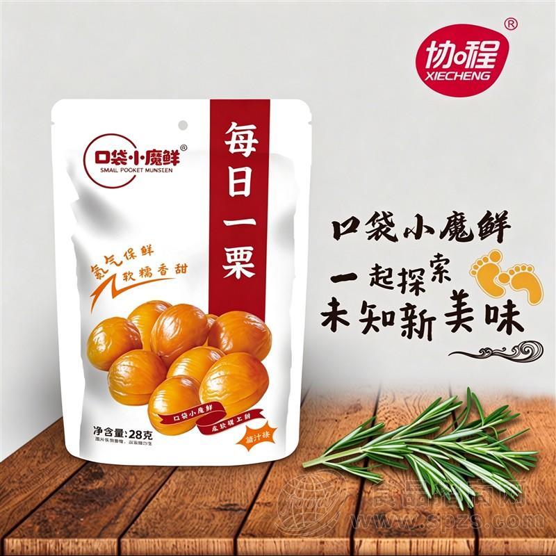 协程每日一栗休闲零食蜜汁味28克
