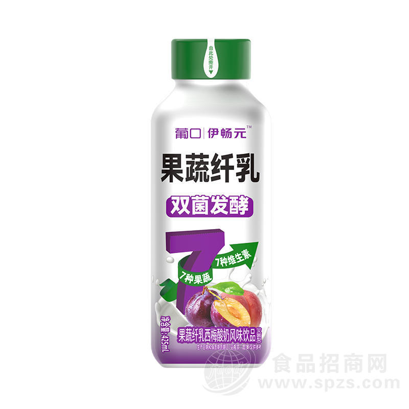 葡口果蔬纤乳西梅酸奶风味饮品425ml