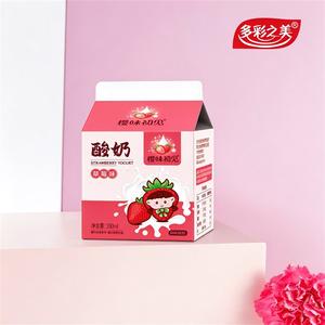 樱味初见草莓味风味酸奶330ml