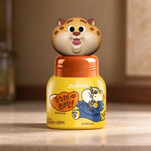 疯狂动物城豹甜香橙果味饮料120ml