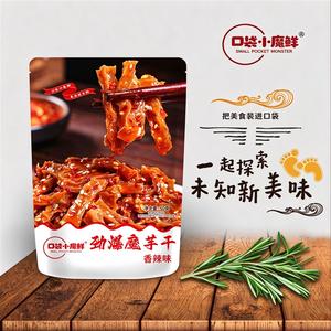 口袋小魔鲜劲爆魔芋干香辣味休闲零食50克