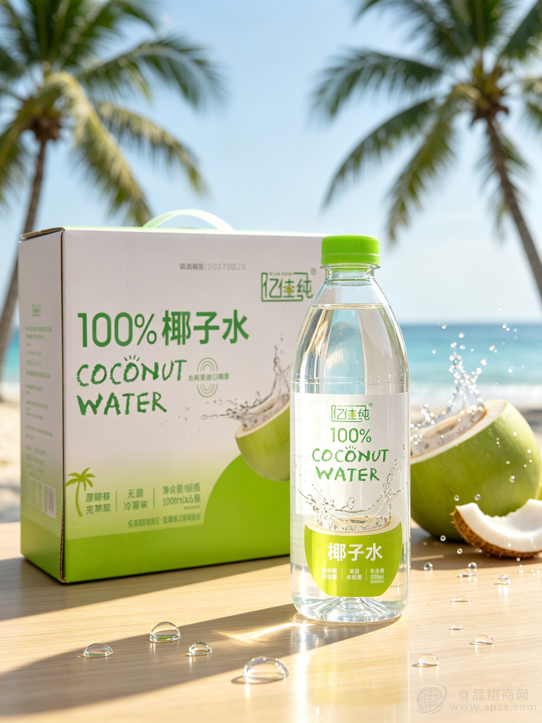 100%椰子水