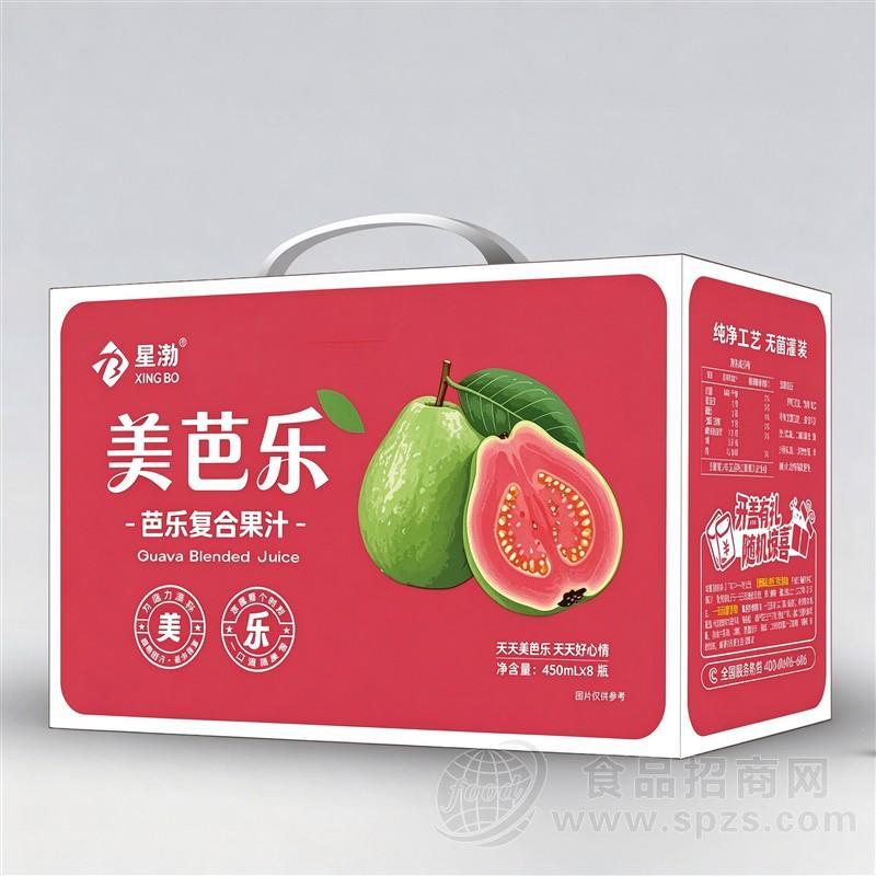 星渤美芭乐复合果汁饮料450mlx8瓶