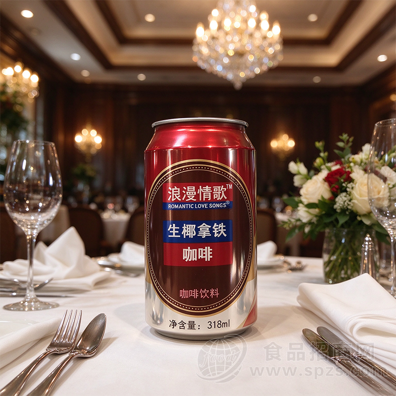 浪漫情歌生椰拿铁咖啡饮料318ml
