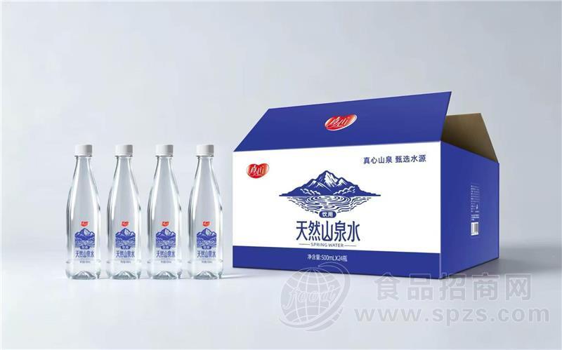 真心天然山泉水500ml