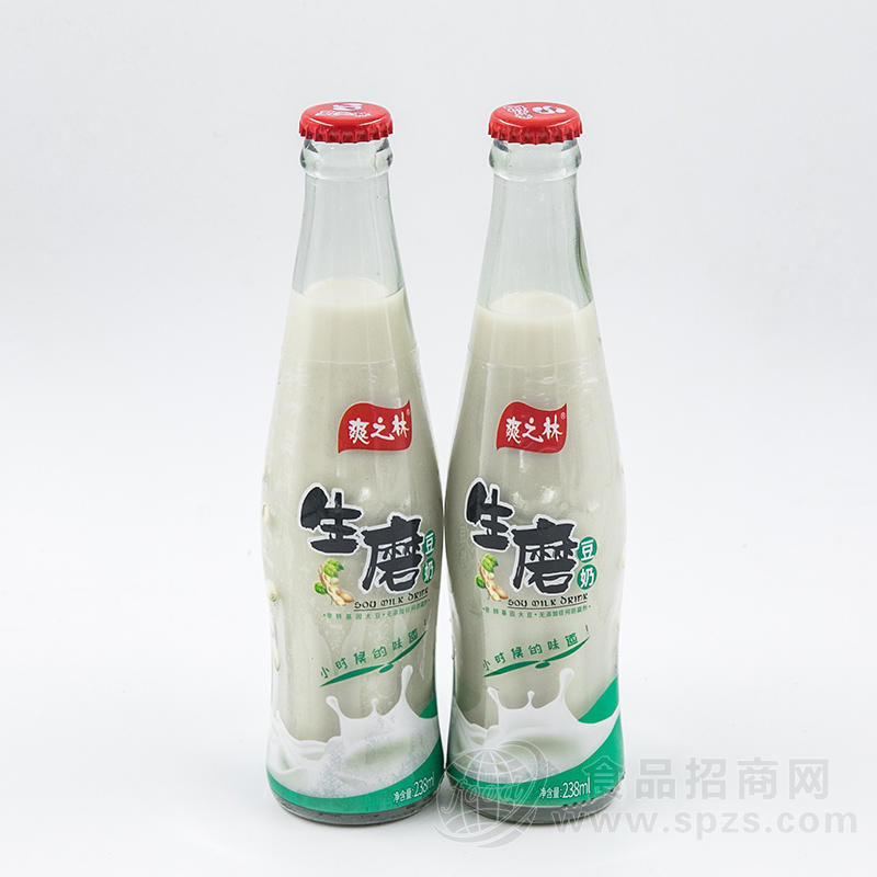 爽之林生磨豆奶饮料238ml