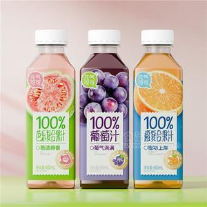 元气可可100%复合果汁饮料480ml果汁芭乐汁葡萄汁橙汁