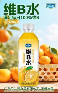 伯兰顿维B水饮料柑橘味无菌冷灌装780ML