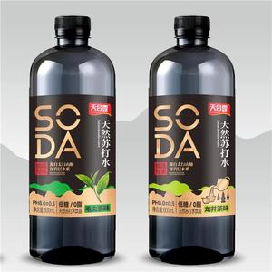 天合露天然苏打水龙井茶味毛尖茶味茶饮料600ml