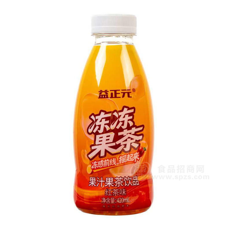 益正元红茶味果汁果茶饮品茶饮料420ml