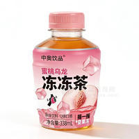 中奥饮品蜜桃乌龙冻冻茶茶饮料338ml