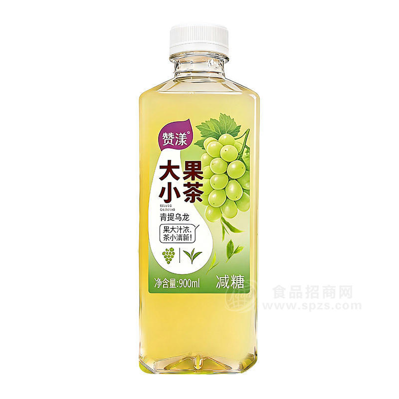 赞漾大果小茶青提乌龙茶减糖饮料900ml