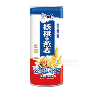 白象花生牛奶核桃燕麦复合蛋白饮料240ml