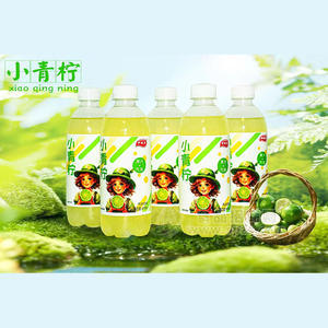 小青柠果汁+气泡汽水饮料410ml