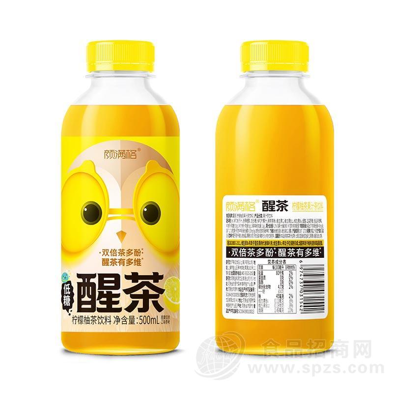 颜满格柠檬柚茶饮料醒茶500ml
