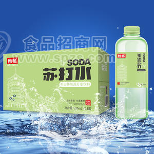 妙畅毛尖茶味苏打水饮料590mlx15瓶招商