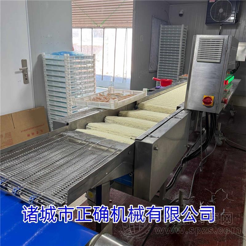 雪花鸡柳 雪花脆丸裹糠机 上浆裹粉设备