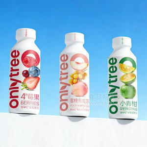 onlytree莓果蜜桃黄皮茶小青柑果汁饮料