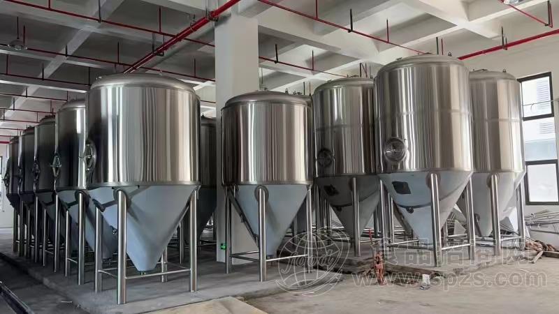 100升三器精酿酿造系统 锥形发酵罐组CIP清洗 啤酒屋专用