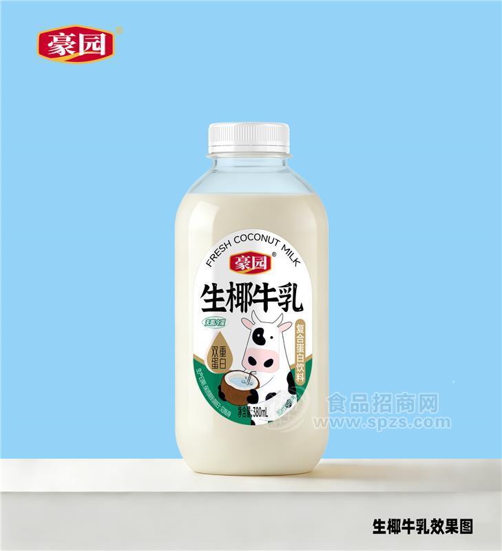 豪园生椰牛乳复合蛋白饮料380ml