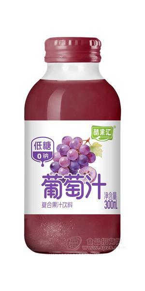 酷果汇葡萄汁复合果汁饮料300ml
