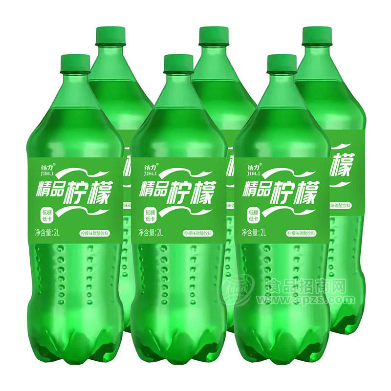 结力柠檬味碳酸饮料2L 