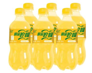 结力精品柠檬味碳酸饮料330ml